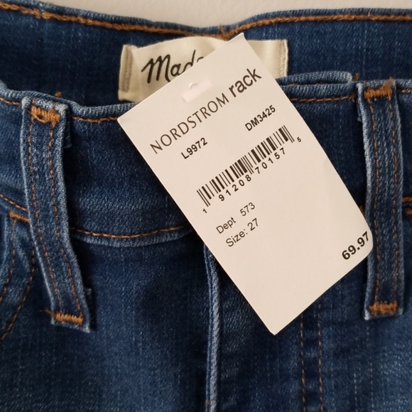 NWT Madewell | cali demi bootcut Jean - Picture 6 of 6